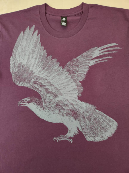 EAGLE ON PLUM